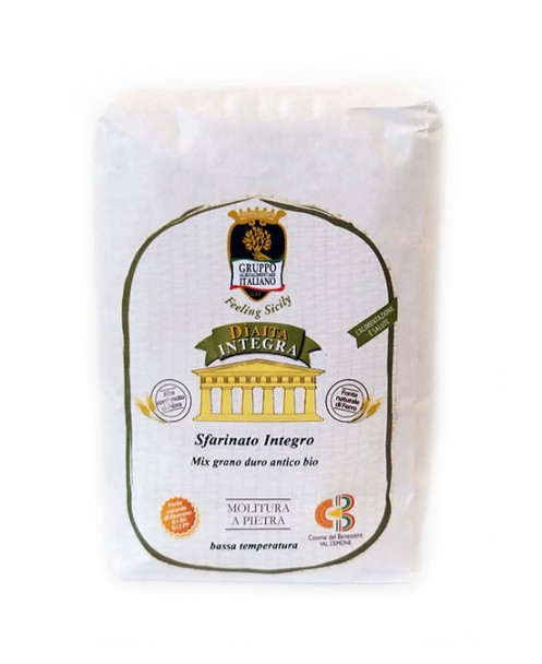 Sfarinato Integro - Mix grano duro antico (varietà antiche) BIO - Dìaita - 1kg