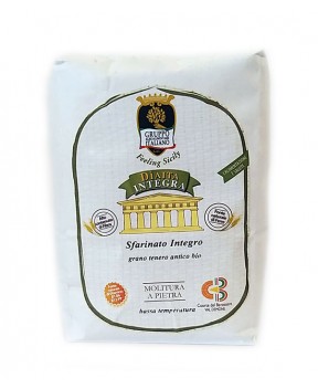 Farina Dìaita - Sfarinato Integro - grano tenero antico - Bio - 1kg