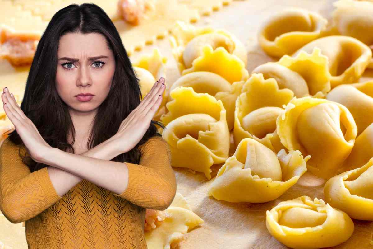 tortellini donna gesto no
