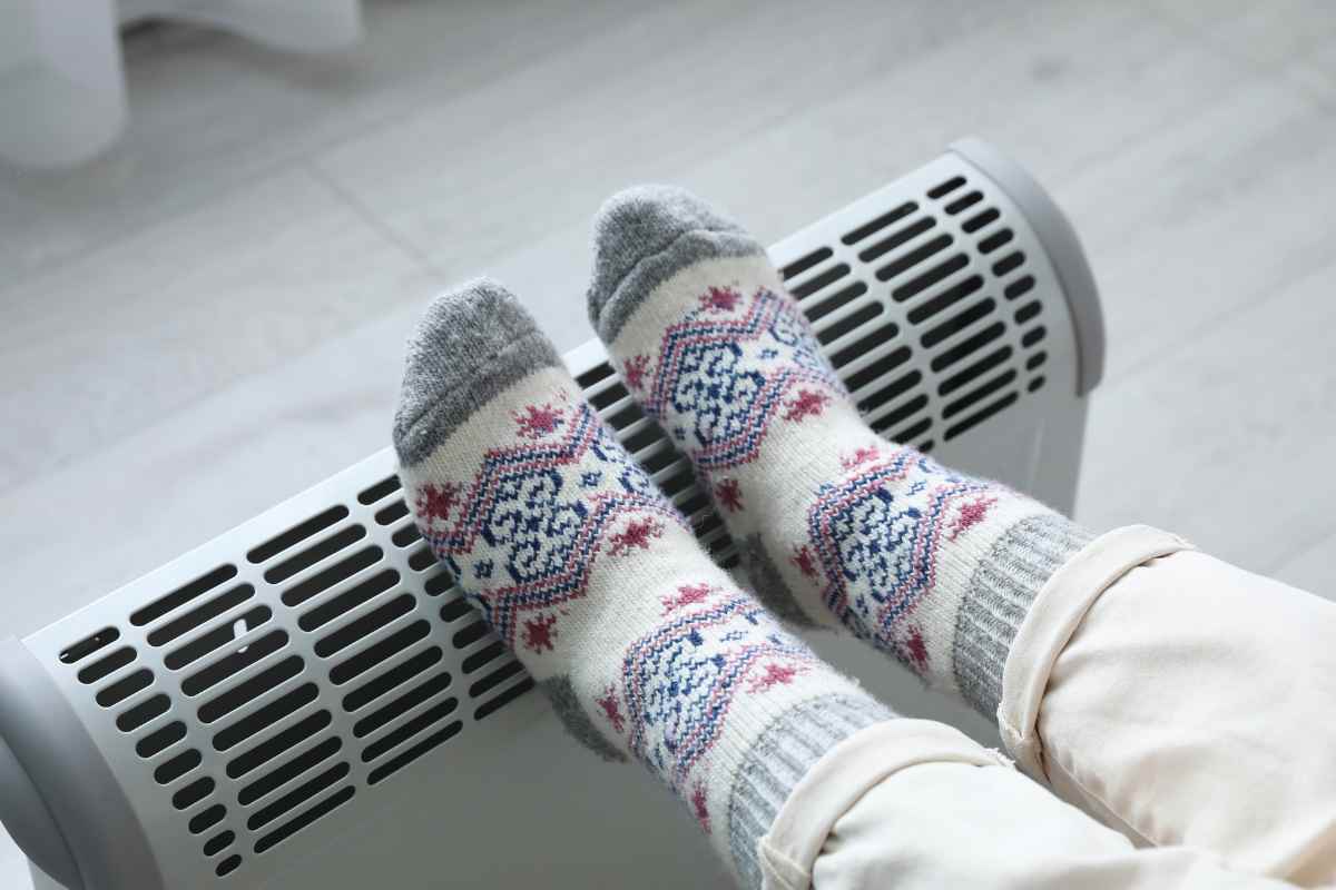 isolare piedi dal freddo