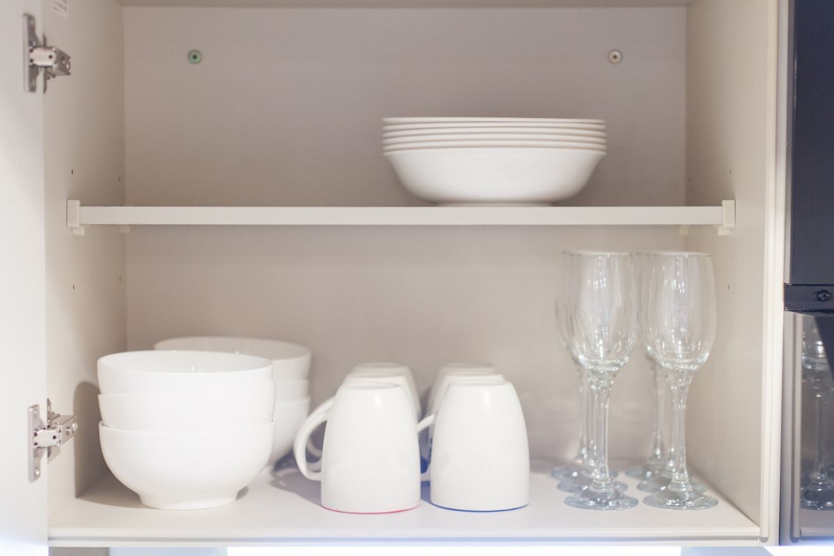 bicchieri mobile capovolti